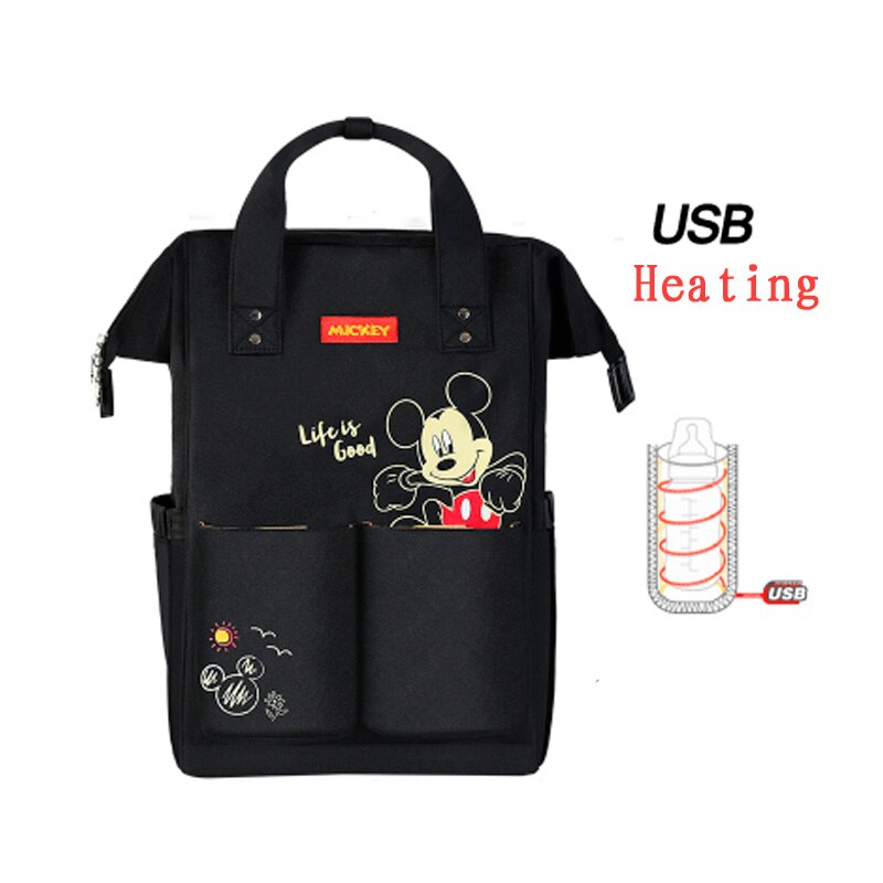 Disney Diaper Bag with USB Bottle Warmer